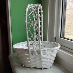 White Woven Basket